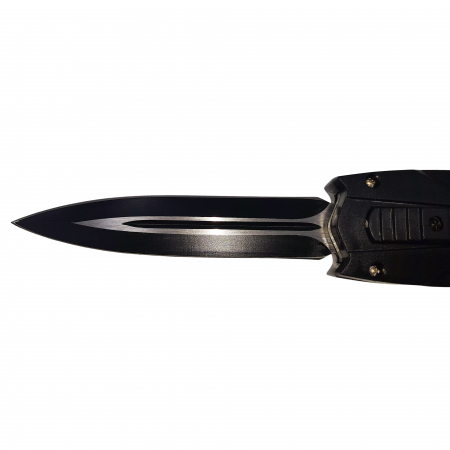 Briceag automat de vanatoare IdeallStore®, Futuristic Blade, PVC, 23 cm, negru [3]