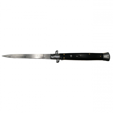 Briceag automat de vanatoare IdeallStore®, Italian Blade, Stiletto, otel inoxidabil, 24 cm, negru [1]