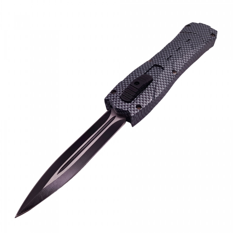 Briceag automat de vanatoare IdeallStore®, PVC, Futuristic Blade, 23 cm, gri [2]