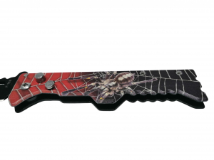 Briceag automat IdeallStore®, Spider Assault, otel inoxidabil, 21.5 cm, rosu [2]