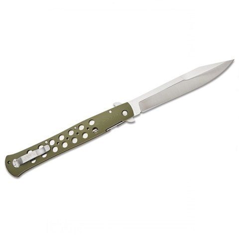 Briceag cu deschidere manuala, prindere curea, verde, 33.5 cm [1]