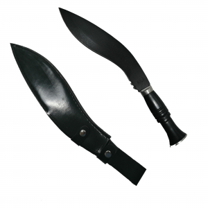 Sabii & Macete - Maceta vanatoare IdeallStore®, British Blade, otel inoxidabil, neagra, 33 cm