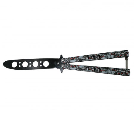 Briceaguri fluture & antrenament - Briceag de antrenament, Days of Dead, 22 cm, argintiu