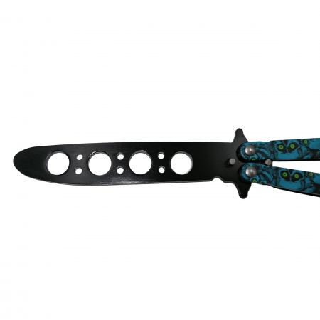 Set doua bricege de antrenament DEPOX®, model fluture, 22 cm, albastru/argintiu [3]