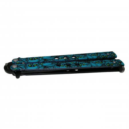 Set doua bricege de antrenament DEPOX®, model fluture, 22 cm, albastru/argintiu [5]