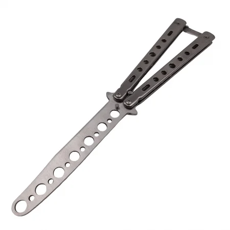 Set doua bricege de antrenament DEPOX®, model fluture, 22 cm, albastru/argintiu [7]