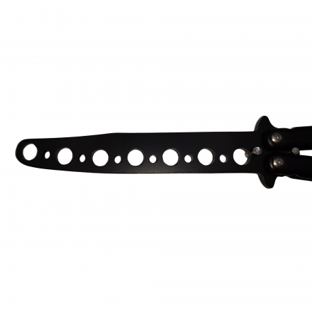 Briceag de antrenament IdeallStore®, model fluture, Distortion. otel, 22.5 cm, Negru [3]