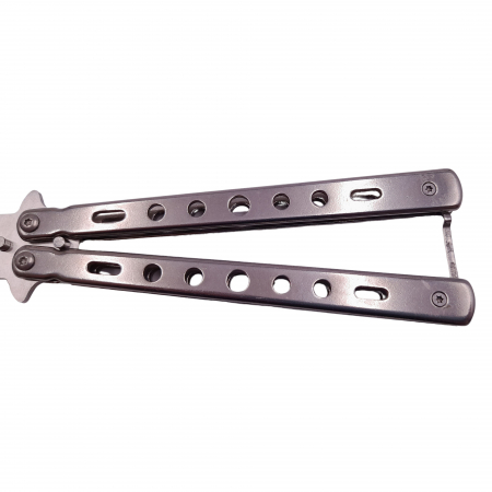 Set briceag fluture de antrenament + pieptene tip fluture, otel rezistent, 22.5 cm [3]