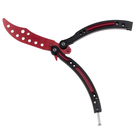 Briceag de antrenament IdeallStore, Red Inferno, 24 cm, teaca inclusa [3]