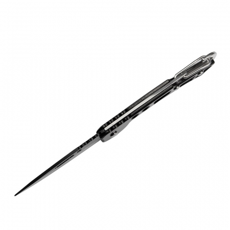 Briceag de buzunar, Futuristic Knife, otel inoxidabil, 15.5 cm, negru [4]