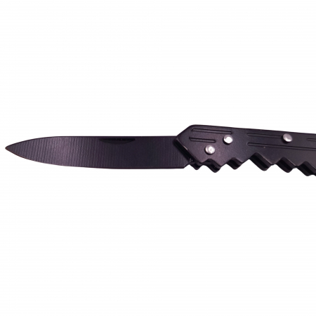Briceag de buzunar tip cheie IdeallStore®, Key Blade, otel inoxidabil, 10 cm, negru [4]