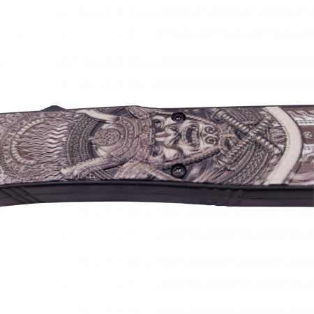 Briceag de vanatoare automat IdeallStore®, Chinese Hannya, 22 cm, negru, husa inclusa [5]