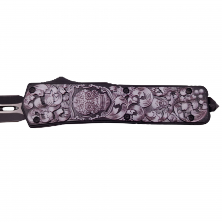 Briceag de vanatoare automat IdeallStore®, Muertos Fiesta, 22 cm, negru, husa inclusa [3]