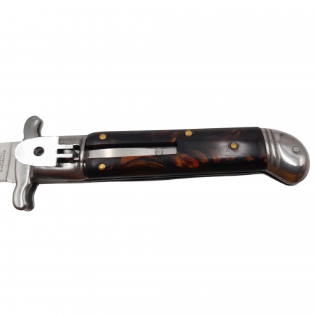 Briceag de vanatoare automat IdeallStore®, Renaissance Spirit, otel inoxidabil, 20.5 cm, maro [2]