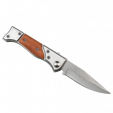 Briceag de vanatoare automat IdeallStore®, tip AK, Special Forces, otel inoxidabil, 16.5 cm, maro [2]