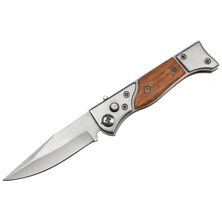 Briceag de vanatoare automat IdeallStore®, tip AK, Special Forces, otel inoxidabil, 16.5 cm, maro [0]