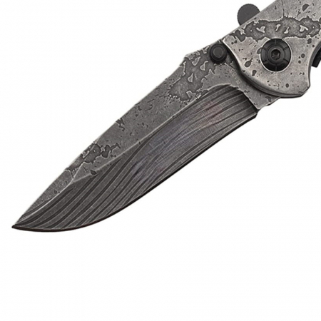 Briceag de vanatoare full metalic IdeallStore®, Future Adventure, otel inoxidabil, 21 cm, argintiu [4]
