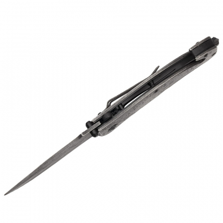 Briceag de vanatoare full metalic IdeallStore®, Future Adventure, otel inoxidabil, 21 cm, argintiu [5]