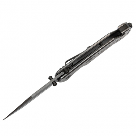 Briceag de vanatoare full metalic  IdeallStore®, Future Adventure, otel inoxidabil, 23 cm, argintiu [5]