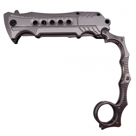 Briceag de vanatoare IdeallStore®, Battlestar Blade, otel inoxidabil, 21.5 cm, argintiu [4]
