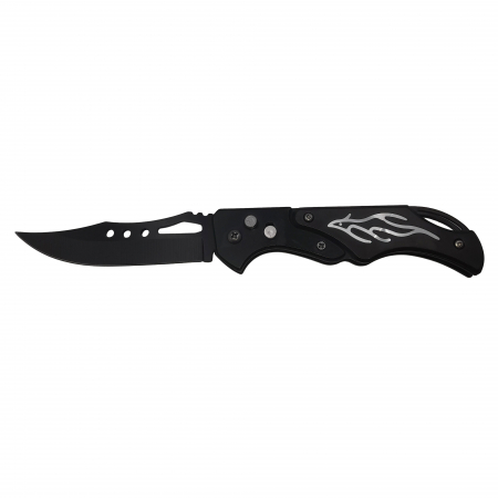 SPORT & TIMP LIBER - Briceag de vanatoare IdeallStore®, Fire Blade, otel inoxidabil, 21.5 cm, argintiu