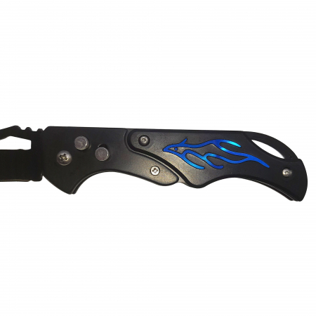Briceag de vanatoare IdeallStore®, Fire Blade, otel inoxidabil, 21.5 cm, albastru [2]