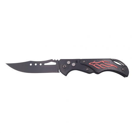 SPORT & TIMP LIBER - Briceag de vanatoare IdeallStore®, Fire Blade, otel inoxidabil, 21.5 cm, portocaliu