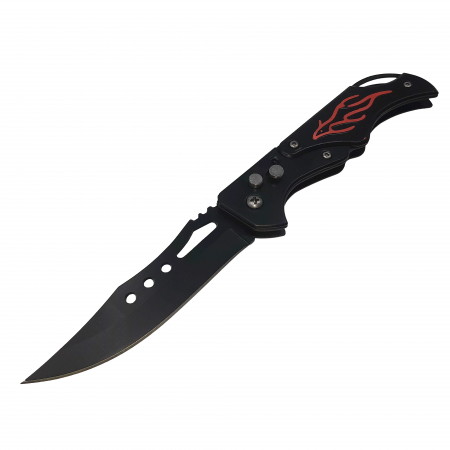 Briceag de vanatoare IdeallStore®, Fire Blade, otel inoxidabil, 21.5 cm, portocaliu [1]