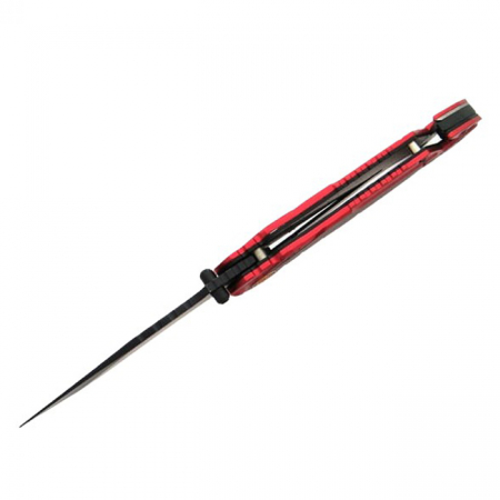 Briceag de vanatoare IdeallStore®, Firefighter Rescue, 23 cm, otel inoxidabil, rosu, husa inclusa [4]