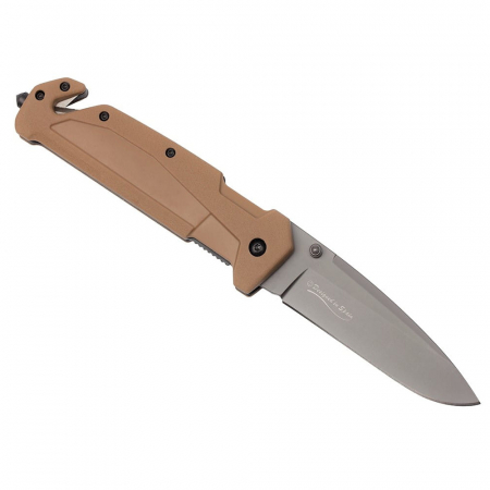 Briceag de vanatoare IdeallStore®, General Assault, otel inoxidabil, 21.5 cm, bej, teaca inclusa [4]