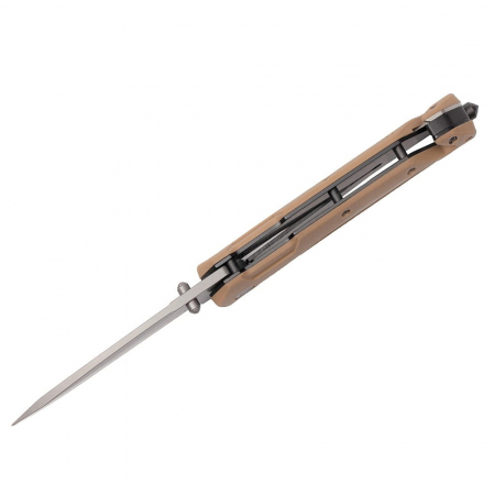Briceag de vanatoare IdeallStore®, General Assault, otel inoxidabil, 21.5 cm, bej, teaca inclusa [3]