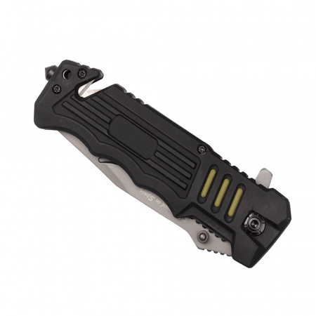 Briceag de vanatoare IdeallStore®, General Blade, otel inoxidabil, 20.5 cm, negru, teaca inclusa [4]