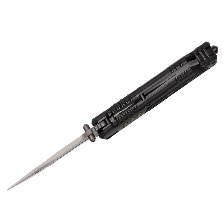 Briceag de vanatoare IdeallStore®, General Blade, otel inoxidabil, 20.5 cm, negru, teaca inclusa [3]