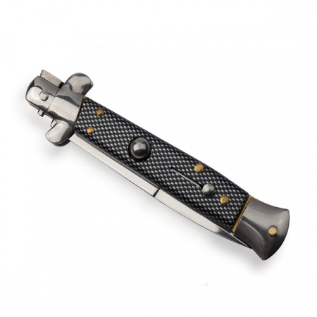Briceag de vanatoare IdeallStore®, Italian Stance, otel inoxidabil, 22.5 cm, gri, husa inclusa [4]