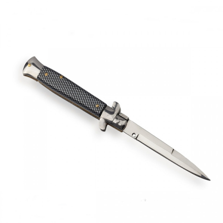 Briceag de vanatoare IdeallStore®, Italian Stance, otel inoxidabil, 22.5 cm, gri, husa inclusa [3]