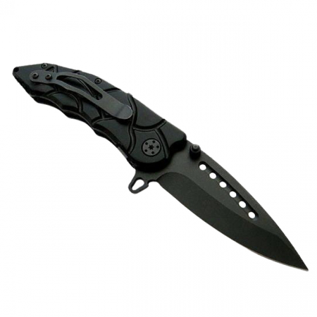 Briceag de vanatoare IdeallStore®, Jurassic Blade, otel inoxidabil, 20 cm, negru, husa inclusa [1]