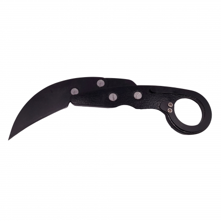 Briceag de vanatoare IdeallStore, karambit extensibil, Steel Claw, 15.5 cm, negru [0]