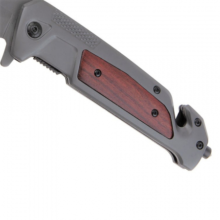 Briceag de vanatoare IdeallStore®, Major Assault, otel inoxidabil, 23 cm, argintiu [3]