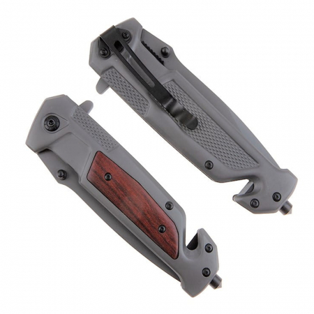 Briceag de vanatoare IdeallStore®, Major Assault, otel inoxidabil, 23 cm, argintiu [7]