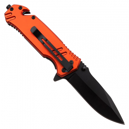 Briceag de vanatoare IdeallStore®, Medical Rescue, 20.5 cm, otel inoxidabil, portocaliu [5]