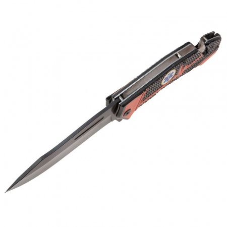 Briceag de vanatoare IdeallStore®, Medical Rescue, 22 cm, otel inoxidabil, negru [5]
