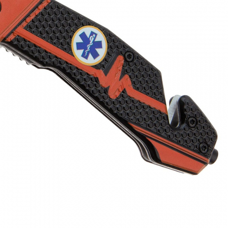 Briceag de vanatoare IdeallStore®, Medical Rescue, 22 cm, otel inoxidabil, negru [3]