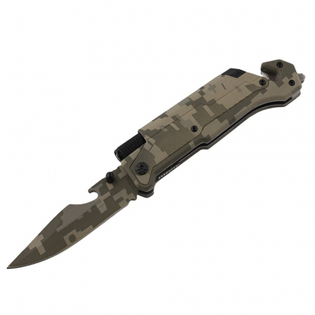 Briceag de vanatoare IdeallStore®, Military Blade, otel inoxidabil, 22 cm, verde [1]