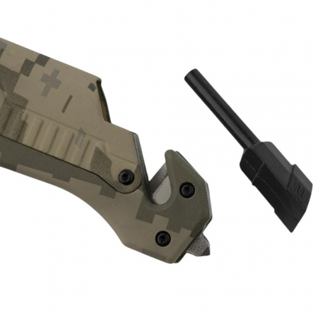 Briceag de vanatoare IdeallStore®, Military Blade, otel inoxidabil, 22 cm, verde [7]