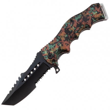 Bricege - Briceag de vanatoare IdeallStore®, Military Press, 21.5 cm, otel inoxidabil, multicolor