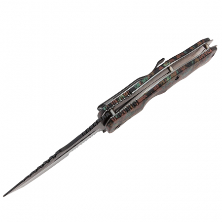 Briceag de vanatoare IdeallStore®, Military Press, 21.5 cm, otel inoxidabil, multicolor [4]