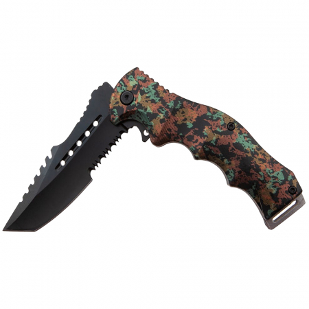 Briceag de vanatoare IdeallStore®, Military Press, 21.5 cm, otel inoxidabil, multicolor [6]