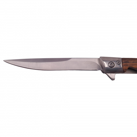 Briceag de vanatoare IdeallStore®, Mono Blade, 21.5 cm, otel inoxidabil, maro, teaca piele inclusa [4]