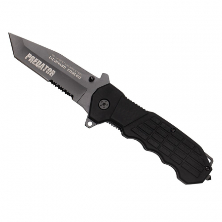 Briceag de vanatoare IdeallStore®, Predator Blade, otel inoxidabil, 22.5 cm, negru, teaca inclusa [2]