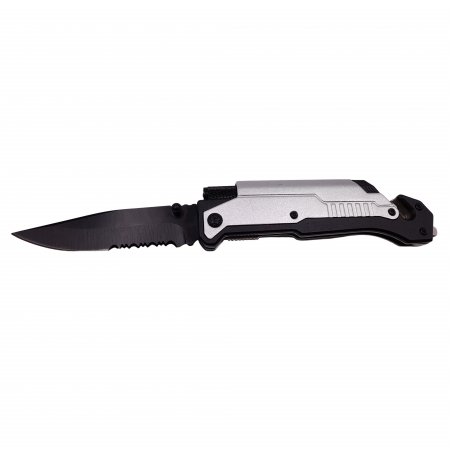 SPORT & TIMP LIBER - Briceag de vanatoare IdeallStore®, Robo Blade, otel inoxidabil, 22 cm, argintiu